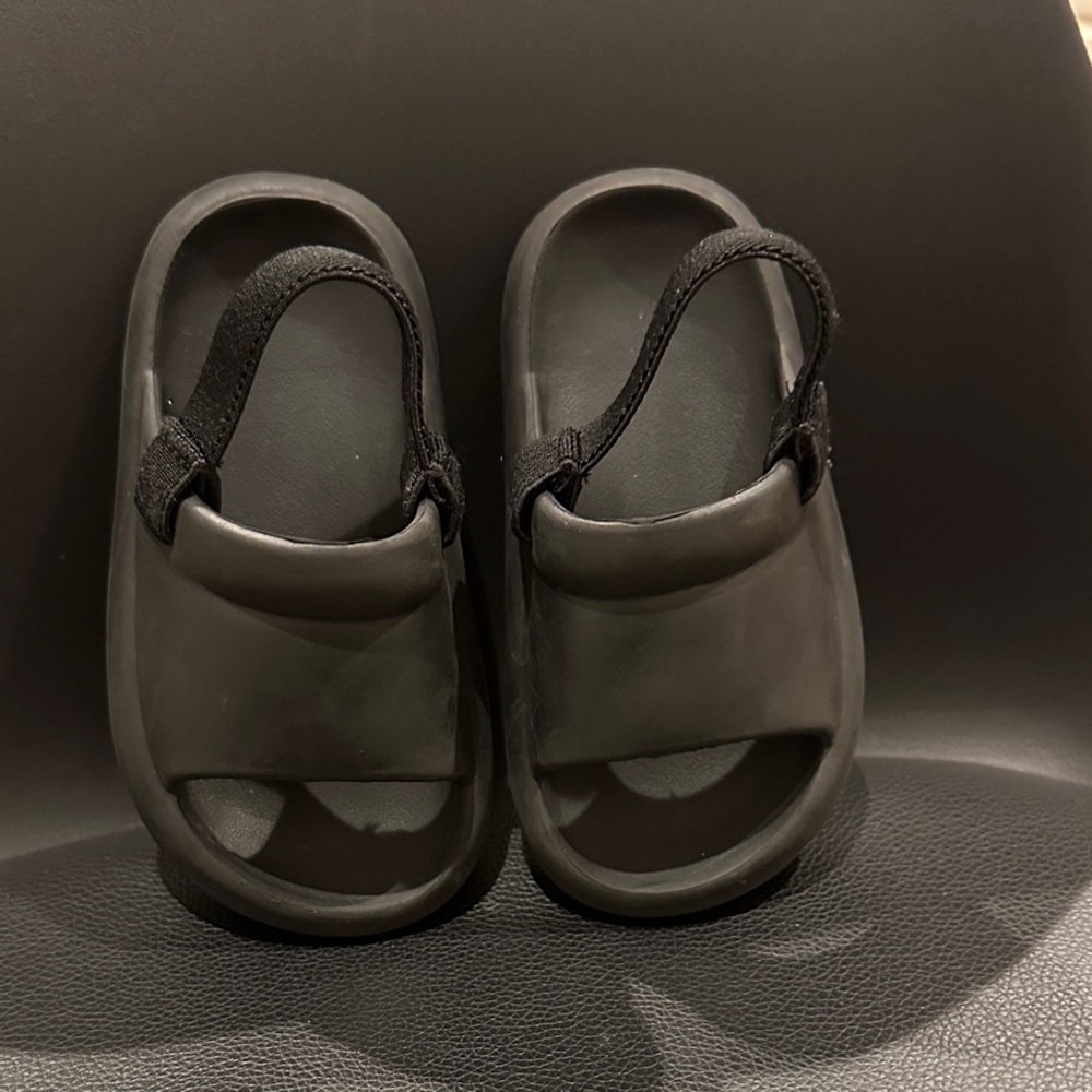 Rubber Slingback Sandals